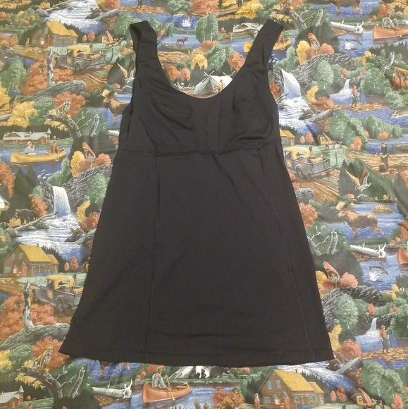 LULULEMON scoop neck tank black SIZE 6 - Picture 2 of 4